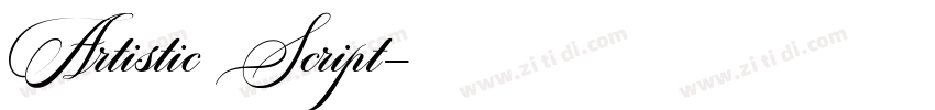Artistic Script字体转换